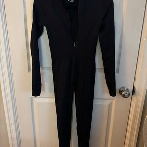 Black Long Sleeve Jumpsuit